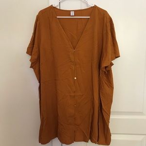 Old Navy “tobacco leaf” women’s top 4X